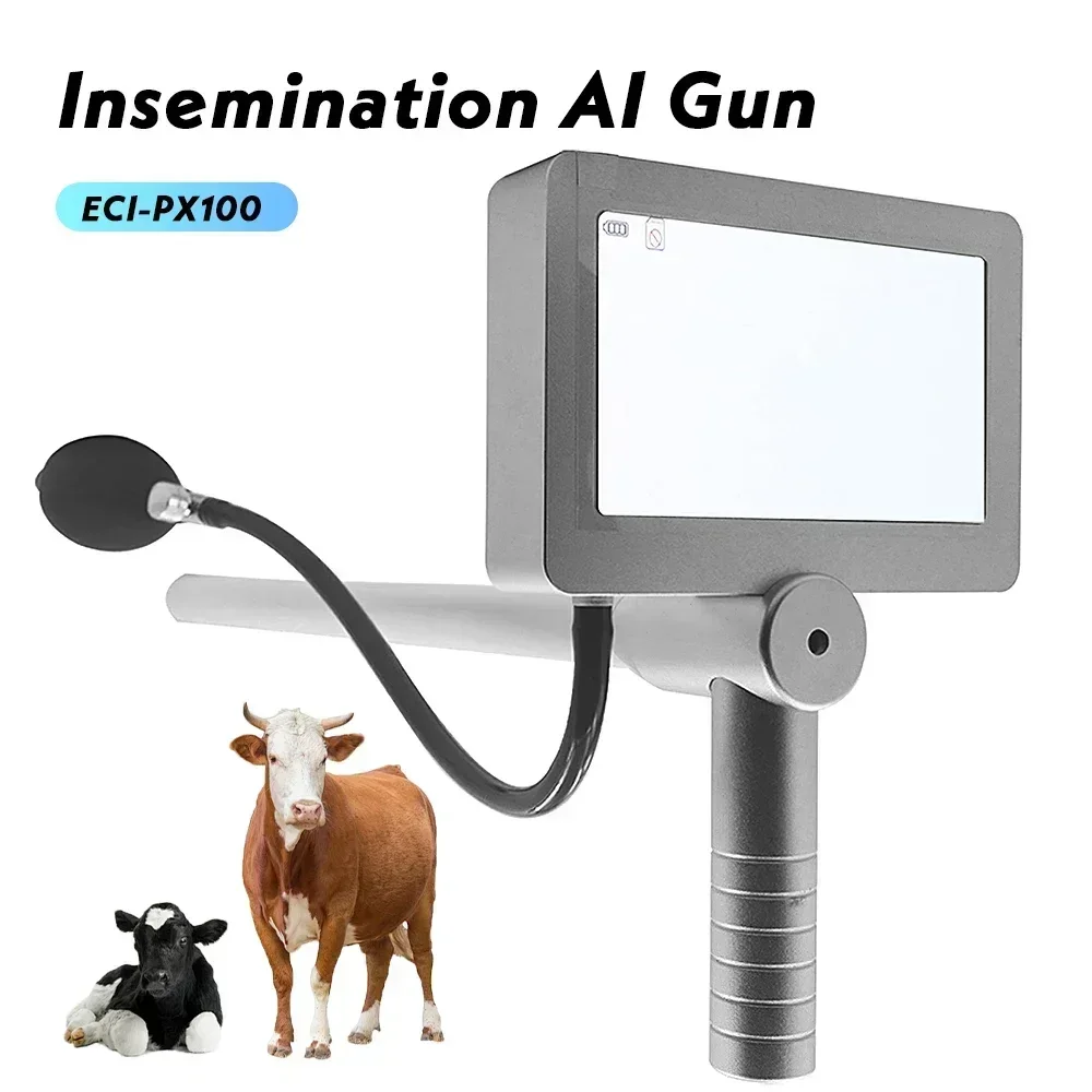 Veterinary Digital Visual Artificial Insemination Gun for Cattle Cow Artificial Insemination Machine with Camera