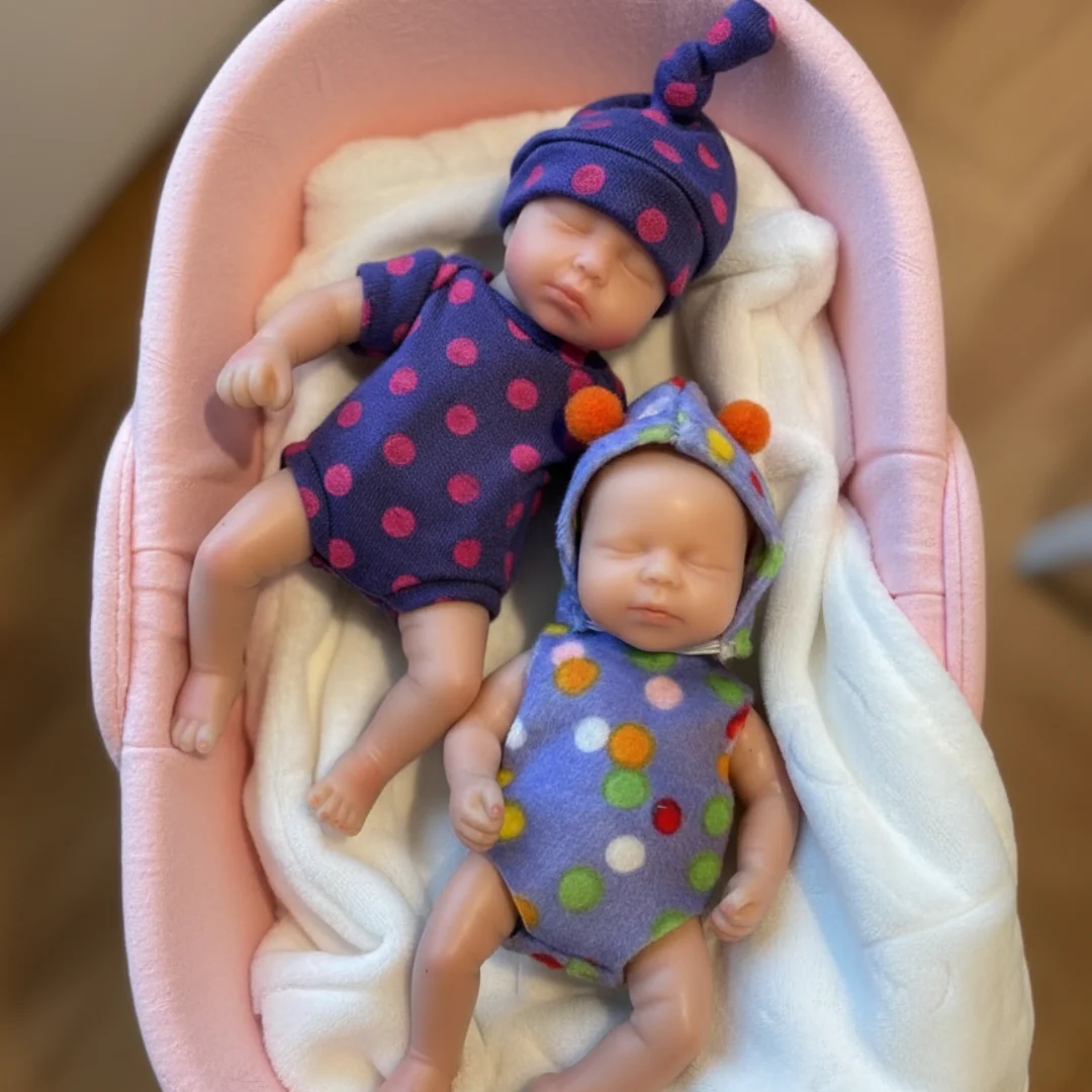 

1 шт./2 стиля, мини-пальма, 6 дюймов, полное тело, bebe reborn de silicona, куклы для девочек с краской ручной работы, моющаяся силиконовая кукла для девочек