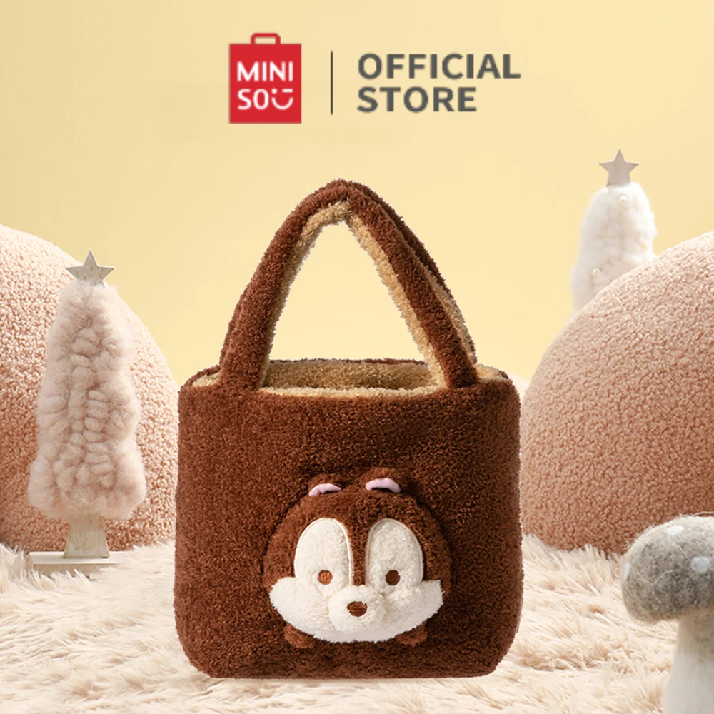 

Miniso Disney мультфильм Чип и Дейл Тигго плюшевая сумка женская большая вместительная сумка Kawaii женские сумки на плечо сумка-шоппер