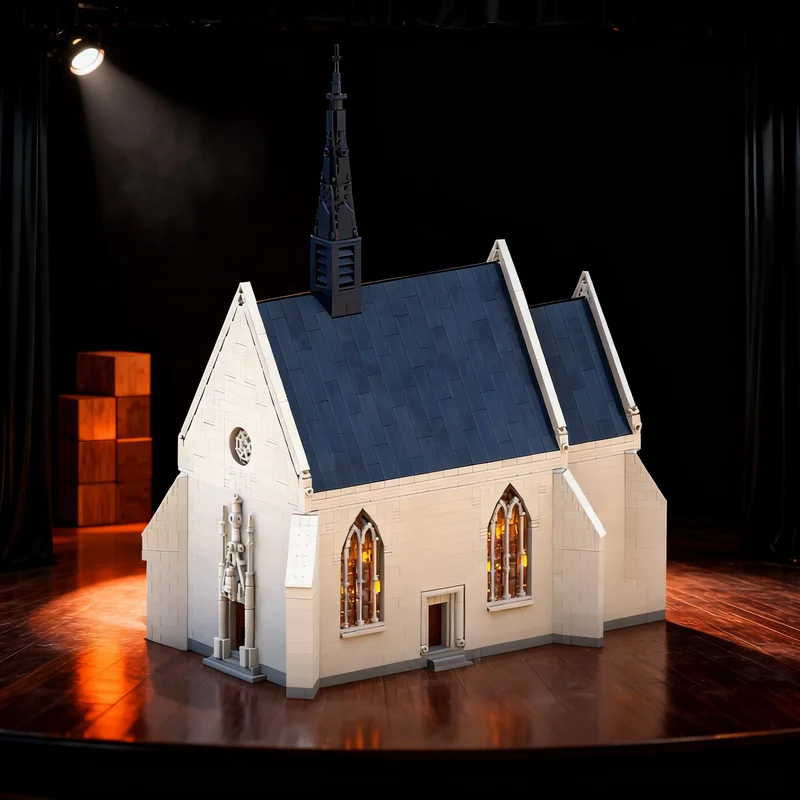 

7085pcs MOC Chappelle De La Sainte Trinite Castle Model Building Blocks Creative DIY Gift Display Decor Assemble Premium Adult