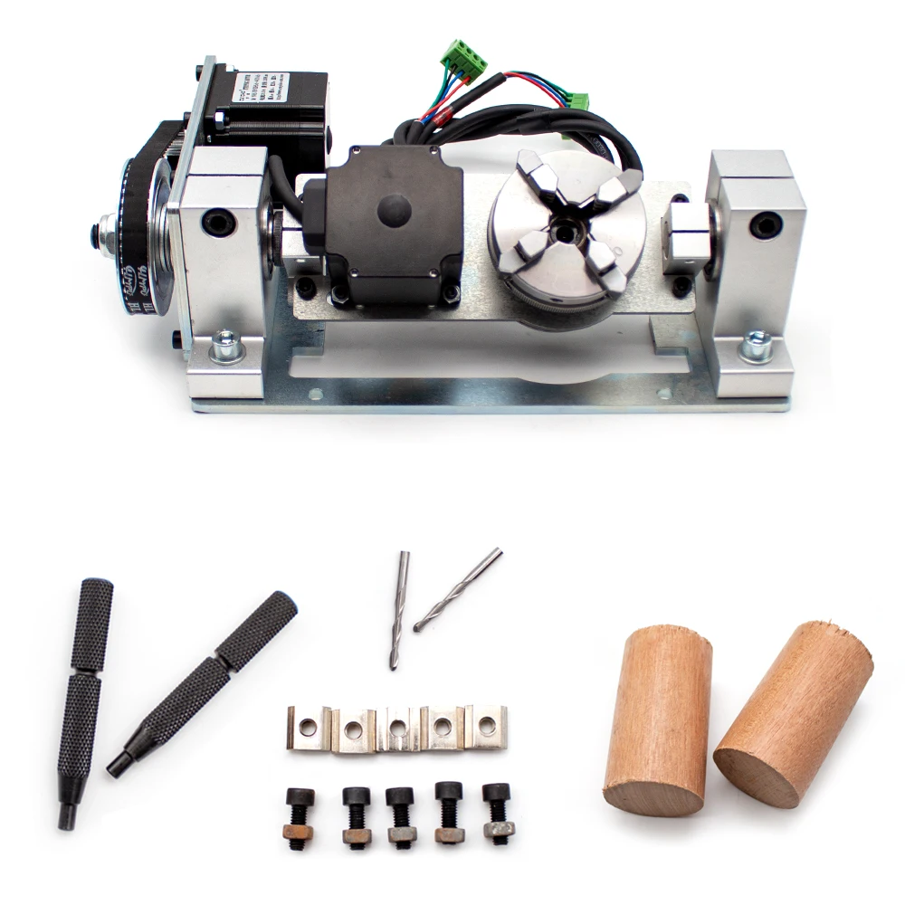 

Engraving Machine Rotary Axis CNC 5th Axis Rotary Axis with Chuck Table for DIY CNC Router