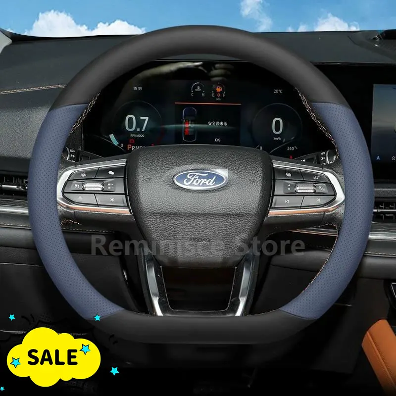 Uk Raptors Guide Anti-slip Car Steering Wheel Cover For Ford Mondeo Focus Raptor Puma ...