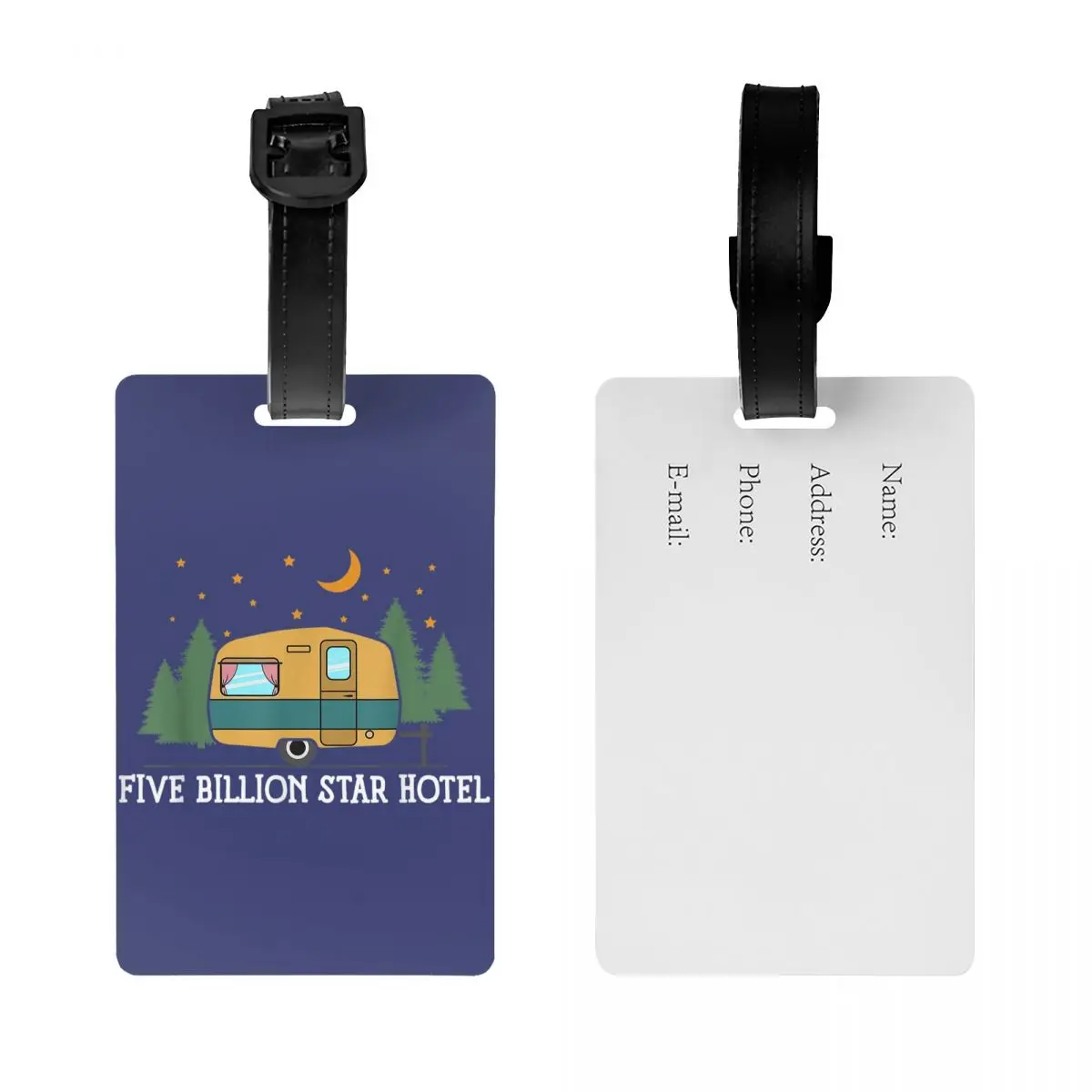 Funny Summer Adventures Hiking Life Luggage Tags Custom Happy Campers Baggage Tags Privacy Cover ID Label