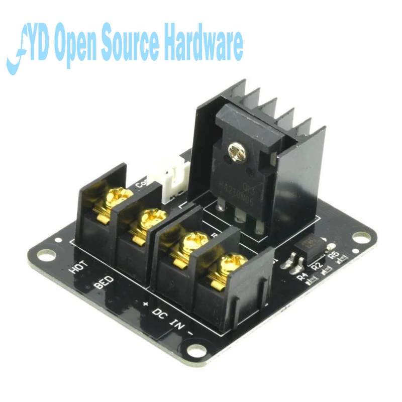 3D Printer Heated Bed Power Module /Hotbed MOSFET Expansion Module With Cable High Current Load Module 25A 12V Or 24V