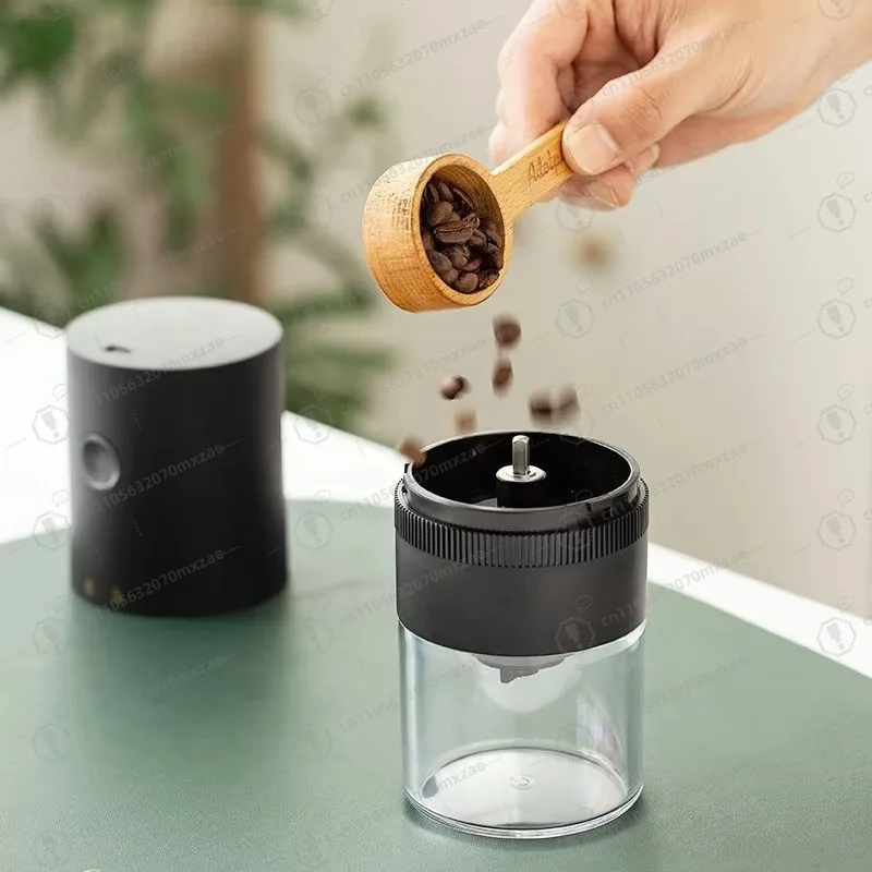 

Portable USB Rechargeable Coffee Grinder - Mini Electric Bean Mill with Stainless Steel Blade for Home Office Travel