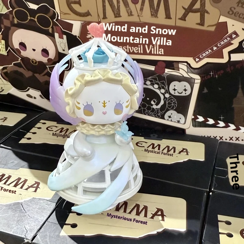 Emma Secret Forest Mountain Manor Blind Box Series دمى ذات نمط داكن قابلة للجمع، تماثيل هدايا عصرية للفتيات