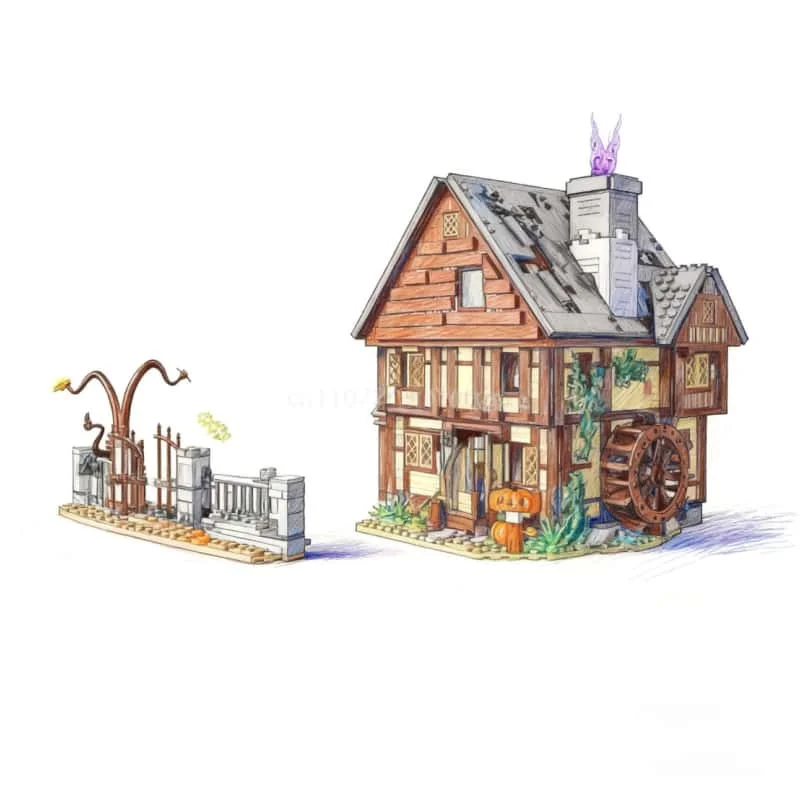 2025 sanderson irmãs cabana bloco de construção modelo montagem tecnologia bloco de construção série brinquedos crianças adultos presentes natal