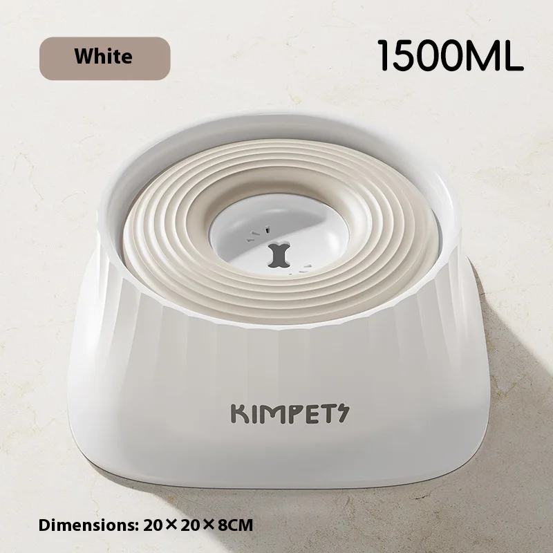 وعاء تغذية بطيئة للكلاب، تصميم عائم غير قابل للانسكاب، طبق طعام للحيوانات الأليفة مضاد للاختناق للكلاب الصغيرة والمتوسطة، حل تغذية مجاني #4