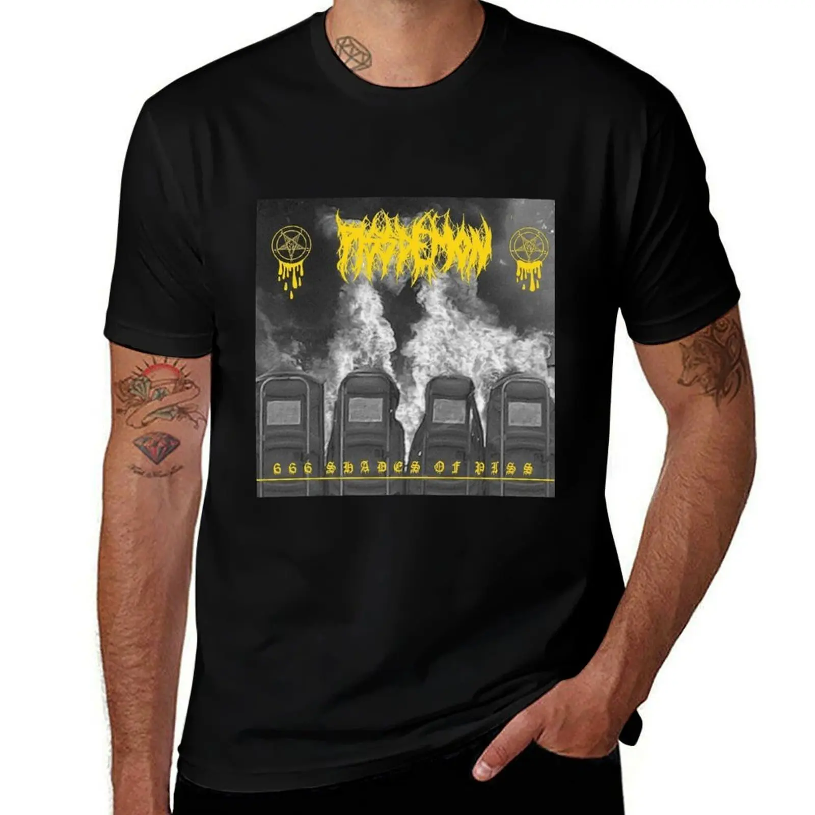 Piss Demon T-Shirt Large Size Casual Short Sleeve Top