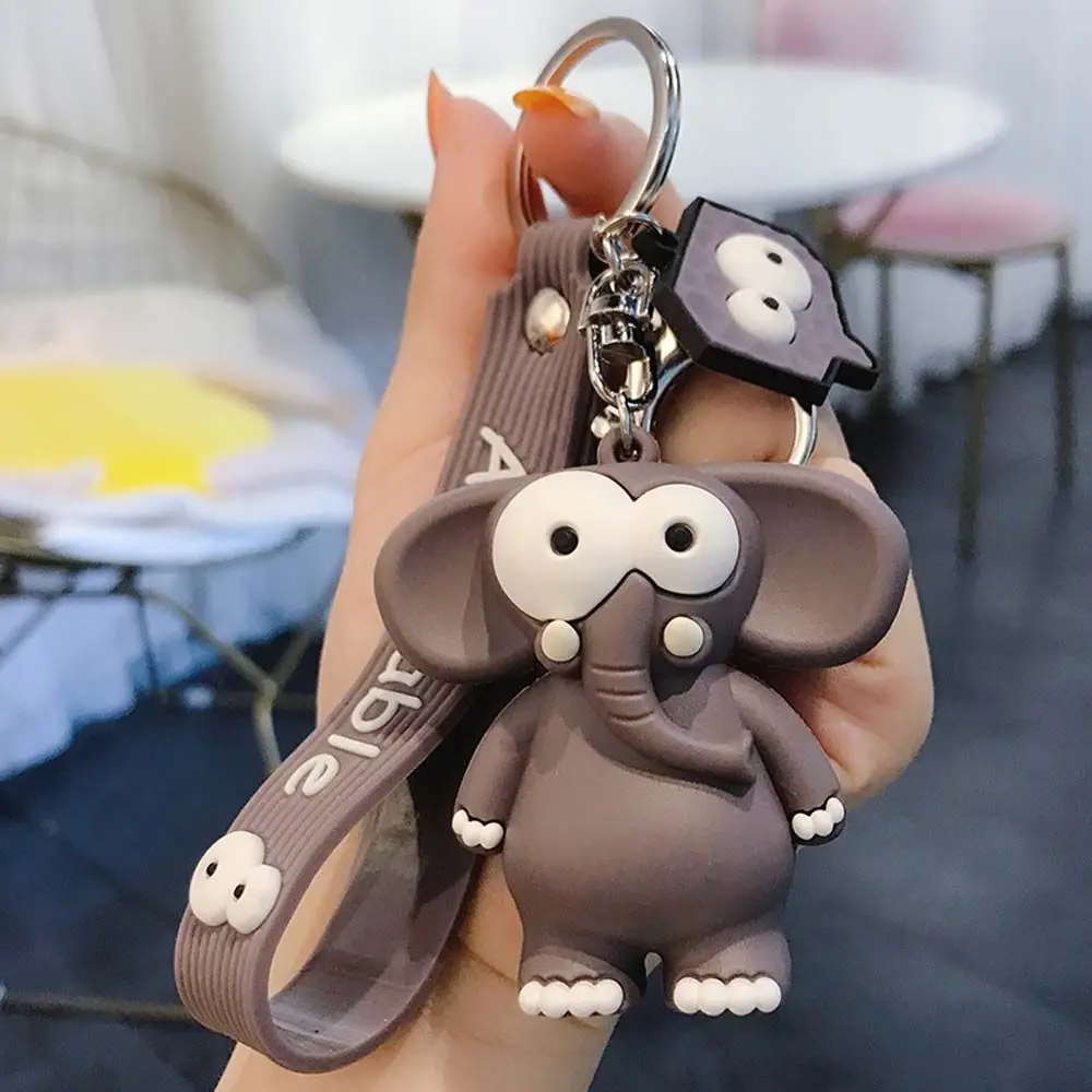 Couple Gift Bag Trinket Pendant Car Pendant Elephant Animal Elephant Keychain Keyring Ornaments Animal Key Chain Car Key Ring