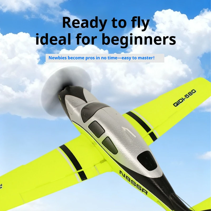 QIDI580 SR22 طائرة مزودة بجهاز للتحكم عن بُعد 2.4G 520 مللي متر جناحيها مع محرك بدون فرشاة وتوازن تلقائي طائرة حيلة RC ألعاب طائرات رغوية EPP #2