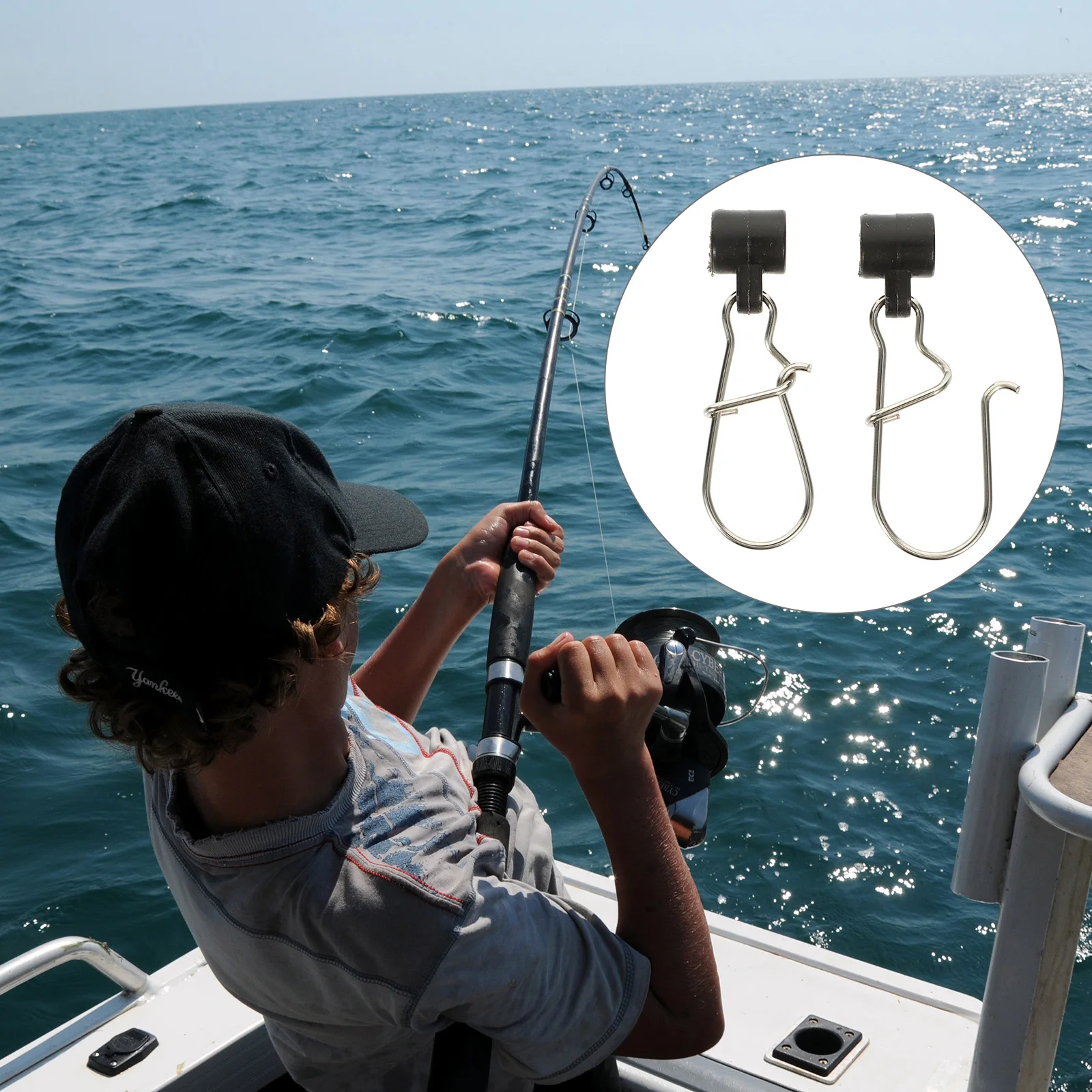 

25pcs Fishing Gear Sliders Reinforced Connector Durable Material Strong Clasp Sinker Sliders Tackle Accessories