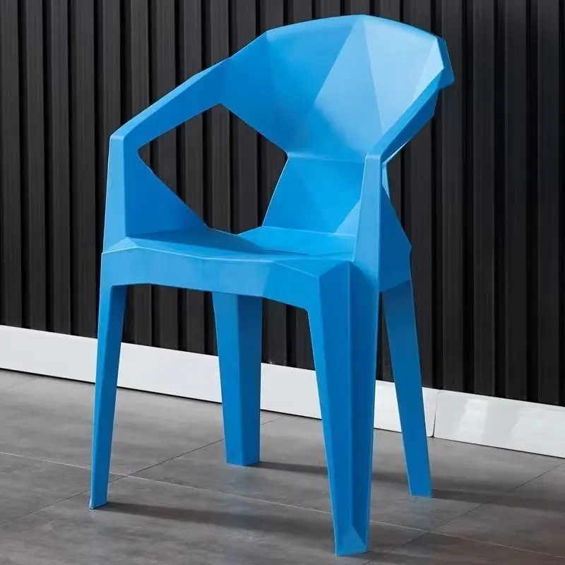 Design Stool Furniture Dining High Chair Simple Table Chairs Plastic Dining Chair