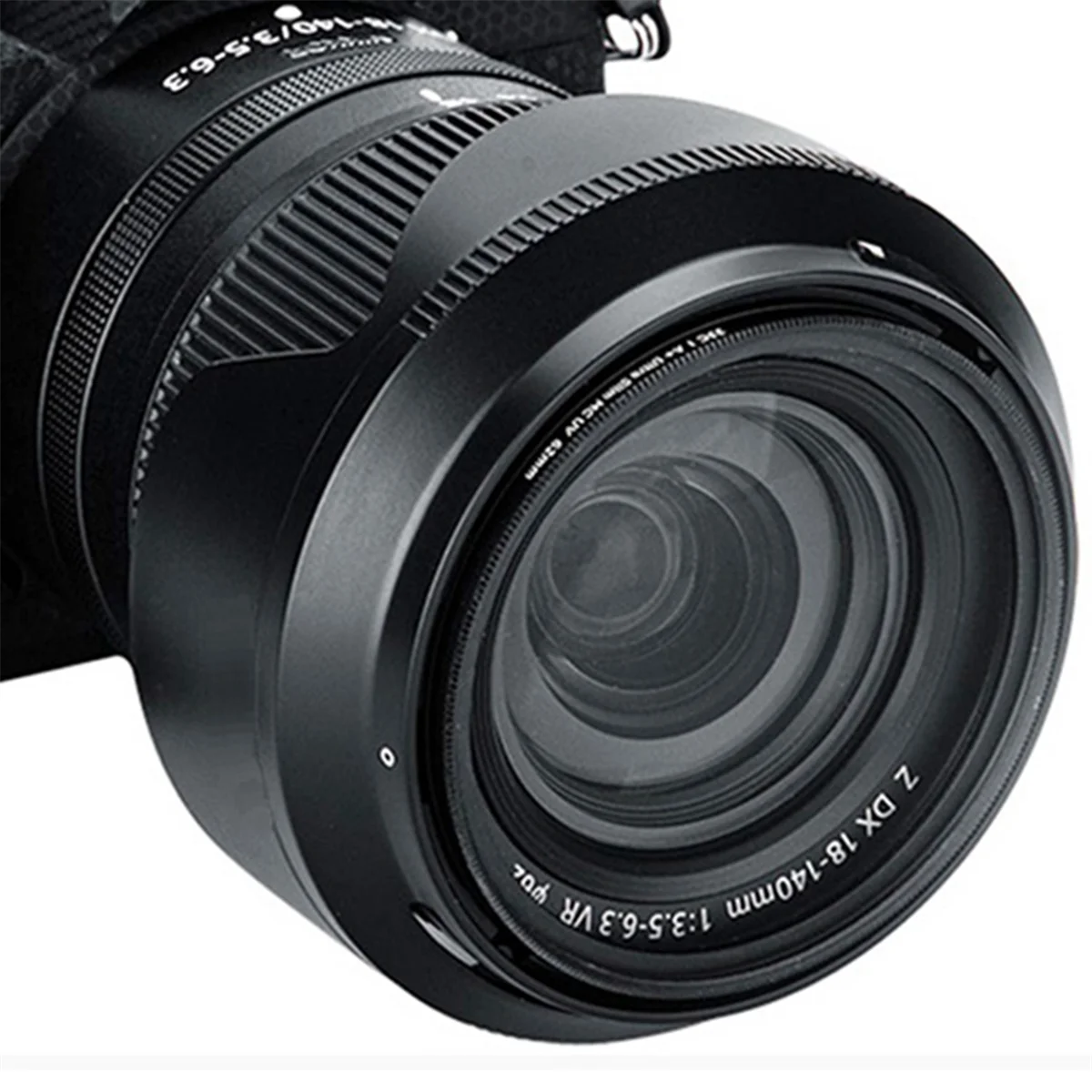 غطاء عدسة hb101 ، مظلة لنيكون ، dx ، 18-z ، f/7.5 ، vr ، 18-، f3.5-، vr ، بدون مرآة