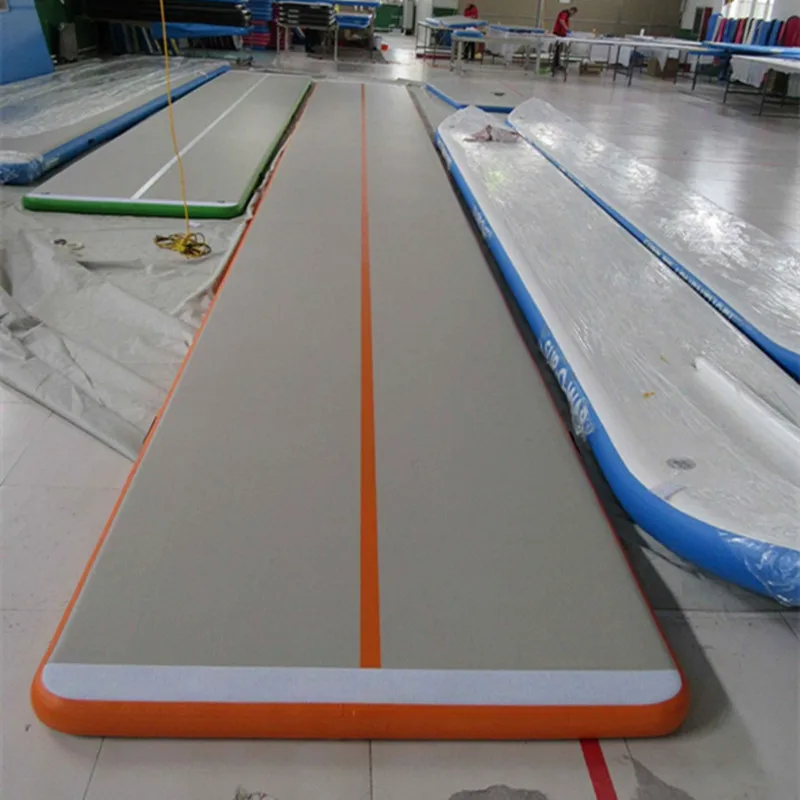 

HIBADOU Pink Gymnastics Air Mat 5x2x0.2m Tumble Track Tumbling Mat Inflatable Air Track Floor Mats with Electric Air Pump