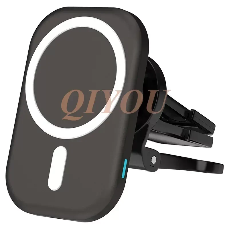 9V 15W Smart Car Charger Magnet Adsorption Car Phone Wireless Charger Mobile Phone Holder Fast Charging Smart Charging