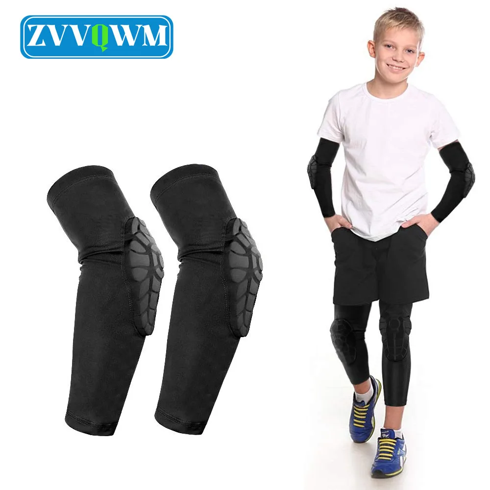 

1Pcs Sports Knee Pads Kids Youth Basketball Compression Knee Sleeve Athletic Running Knee Protection Padded Football Kneepad