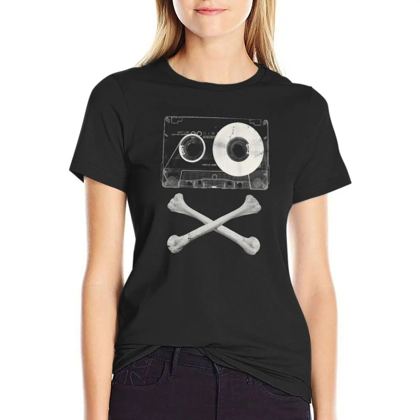 Pirate Music T-Shirt Female clothing quick-drying quick drying western t-shirt dress for Women