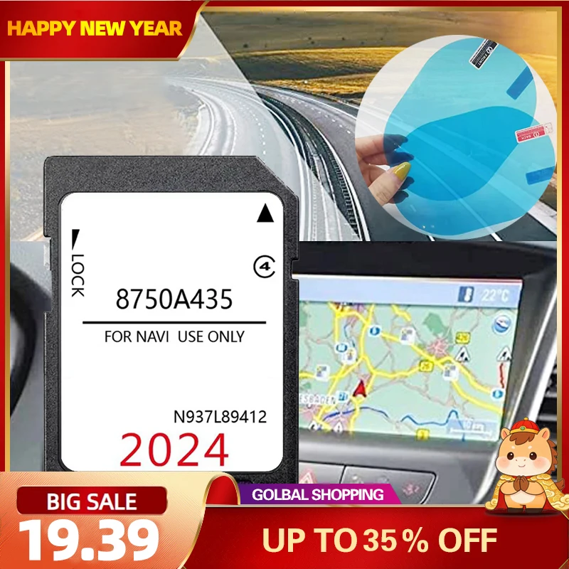 

GPS 2024 UK Europe maps 8750A435 SD Card C-11 NAVI Navigation for Citroen C4 Aircross 2011-2017 Vehicle Sat Nav 16GB