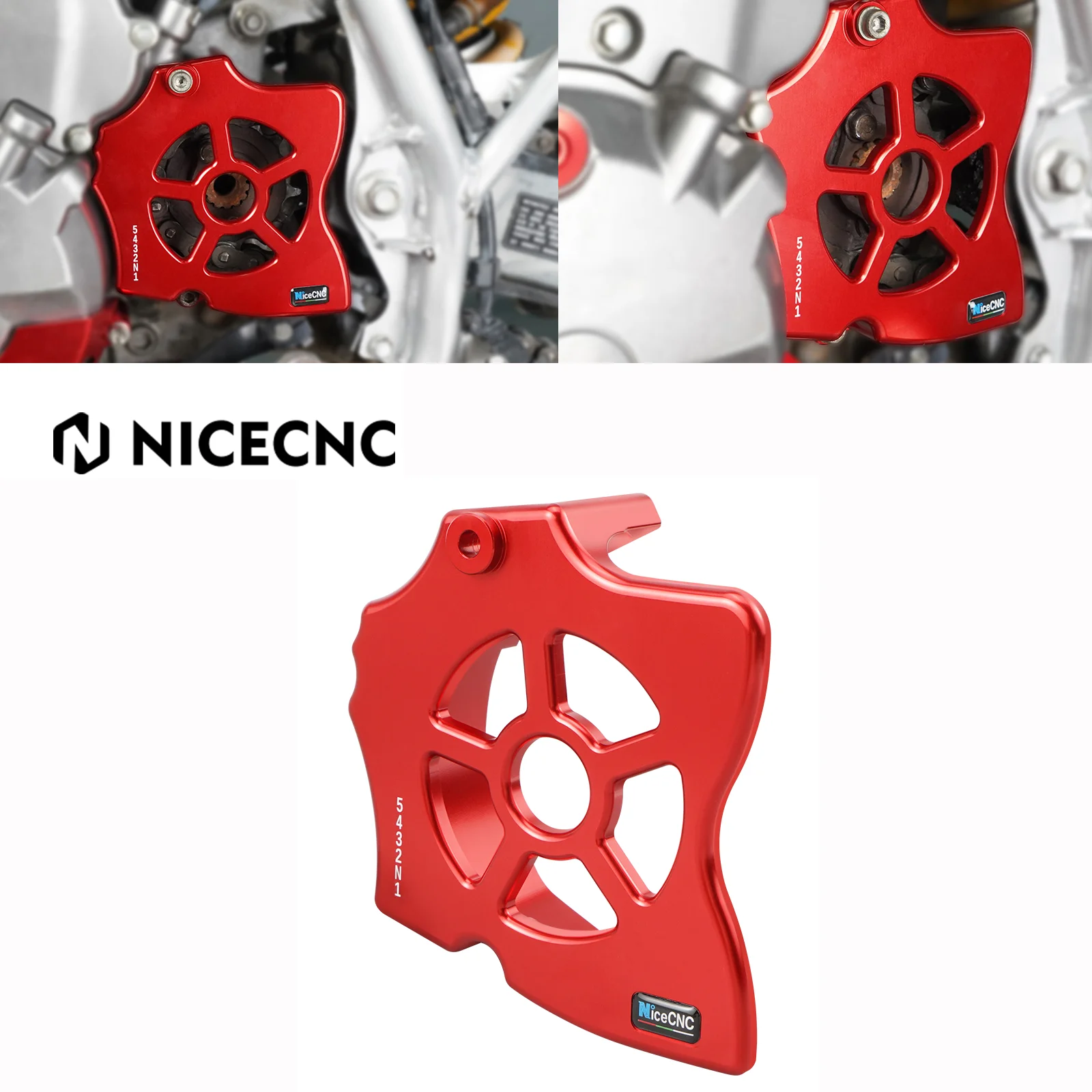 NICECNC for Honda XR650L XR 650L 650 L 1993-2024 MAX 15 Teeth Size Chain Sprocket Cover Guard Protector Aluminum Accessories