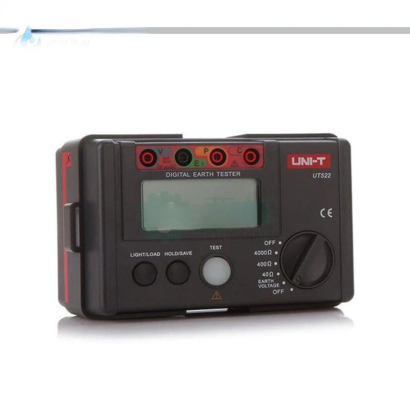 UNI-T UT522 Ground Resistance Tester LCD Backlight Data Hold and Store Low Voltage Display