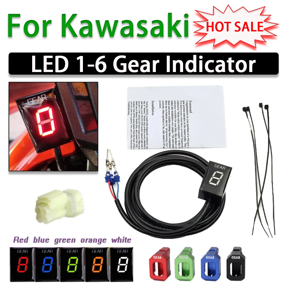 Motorcycle Speed Display Gear Indicator For Kawasaki ER6N ER-6N ER-6F Z1000SX Ninja400 Z1000 Z800 Z750 Versys 650 Z650 W800