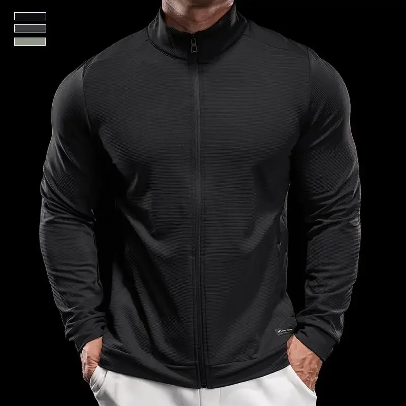 Men Gym Training Long Sleeved T-Shirts Fitness Compression Jersey Fast Dry Sport Bodybuilding Sweatshirt Running Jacket