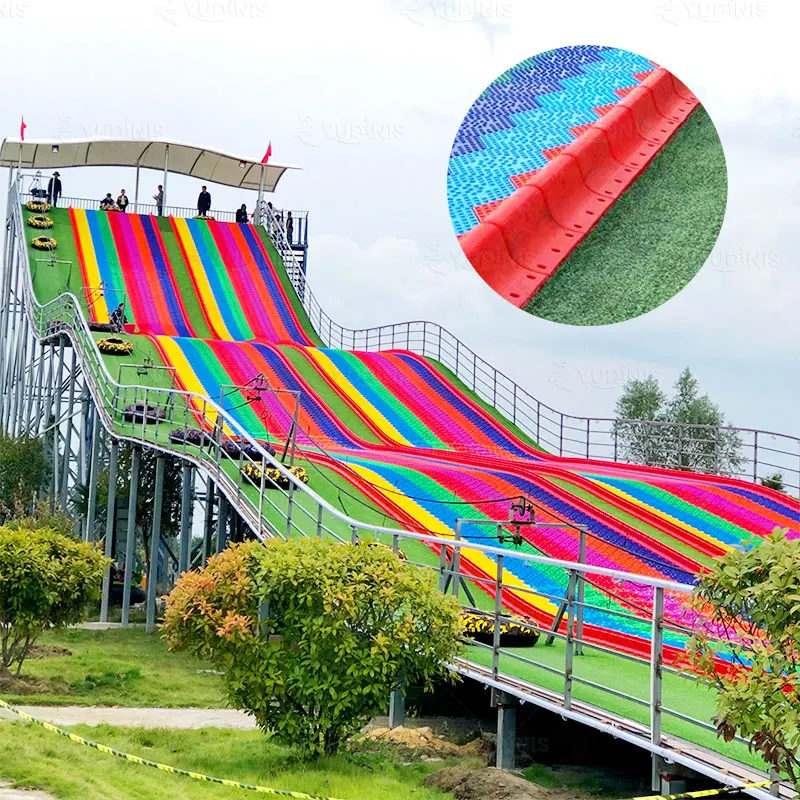 

Funfair Outdoor Attractive Amusement Park Theme Park Rides Equipment Commercial Rainbow Slide for Sale