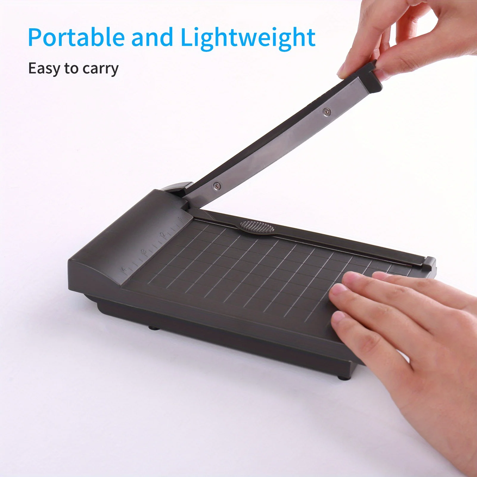 

ortable & Lightweight 6 Inch (160mm) Mini Paper Trimmer Guillotine Cutter - Manual Desktop Paper Cutting Machine