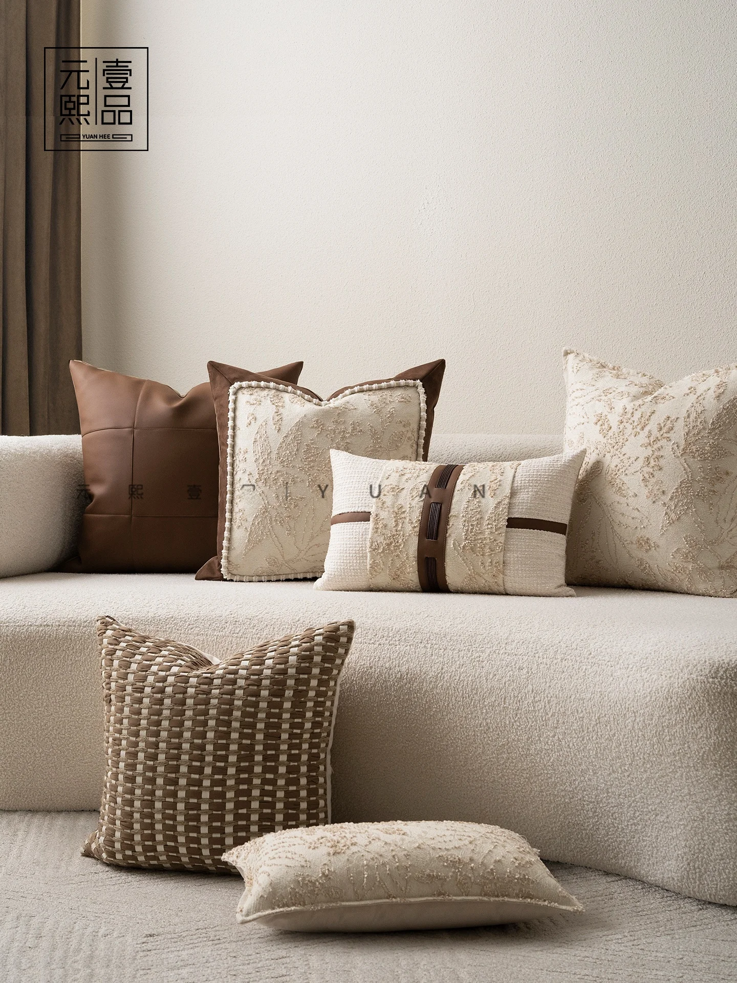 

Современная матовая подушка-комбинация для дивана, чехол для подушки в стиле пэчворк для гостиной, декоративная подушка премиум-класса для спальни