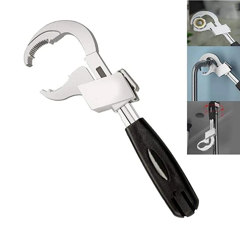 1 Piece Multifunctional Bathroom Wrench Sink Faucet Narrow Sewer Water Pipe Repair Tool