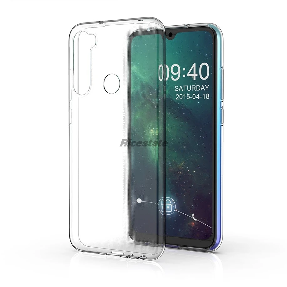 1 Stück Ultradünne Transparente Hülle für Xiaomi Redmi Note 5 6 7 8 8T 9 9T 9S 10 Pro Klare Schutzhülle Redmi 8A 9A 9C 10A 10C Durchsichtige Hüllen – Detail 6