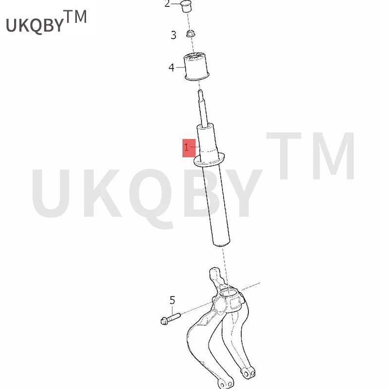 Applicable to Vo lv oS 90  Suspension rod fixing bracket swing arm base