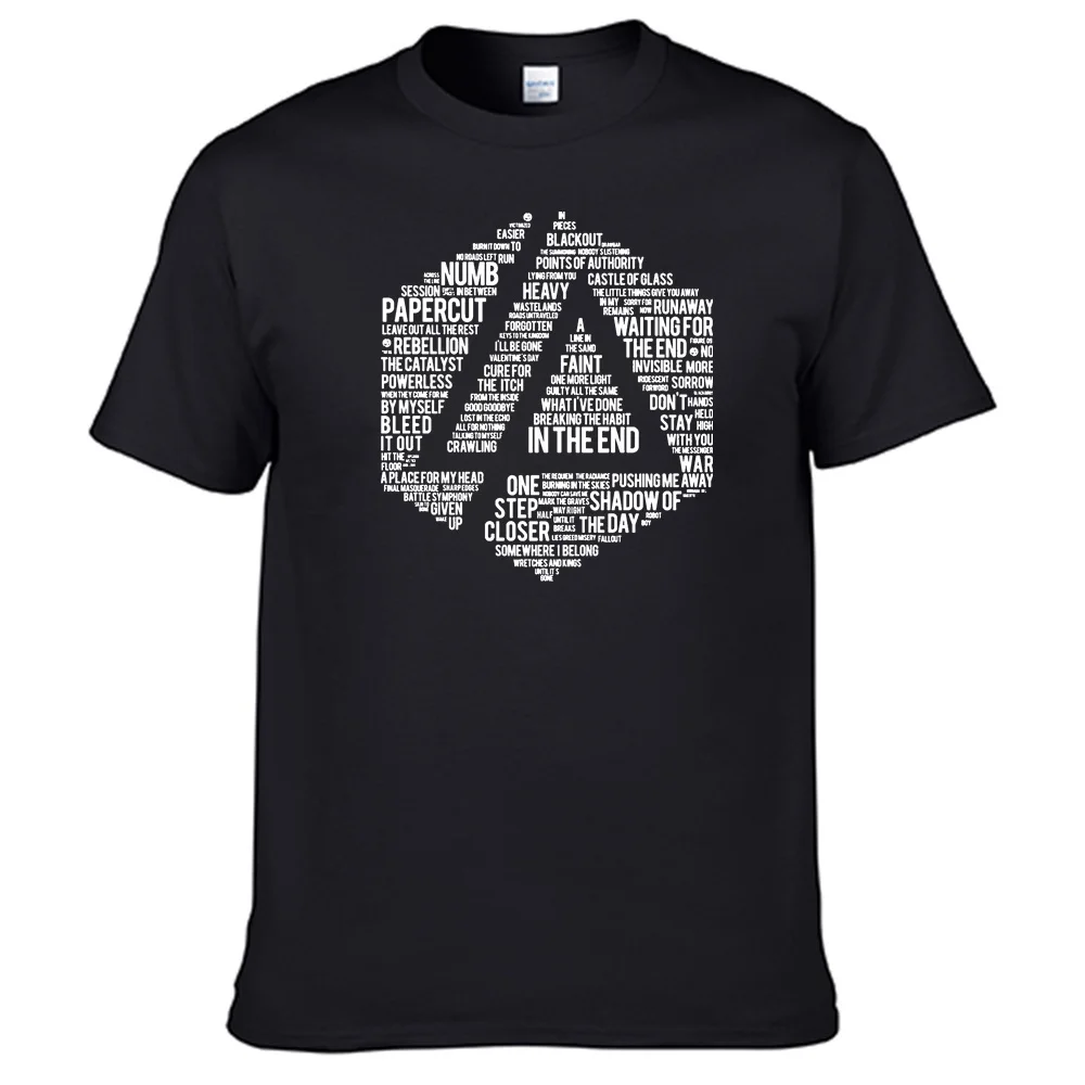 Linkinpark T-Shirt 100% Cotton Men Shirt Top Sales N034