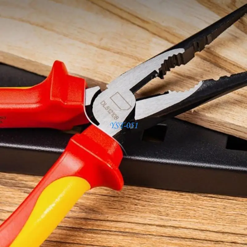 

E15A Insulated Electrical Pliers 1000V Long Needle Nose Pliers, Constructions