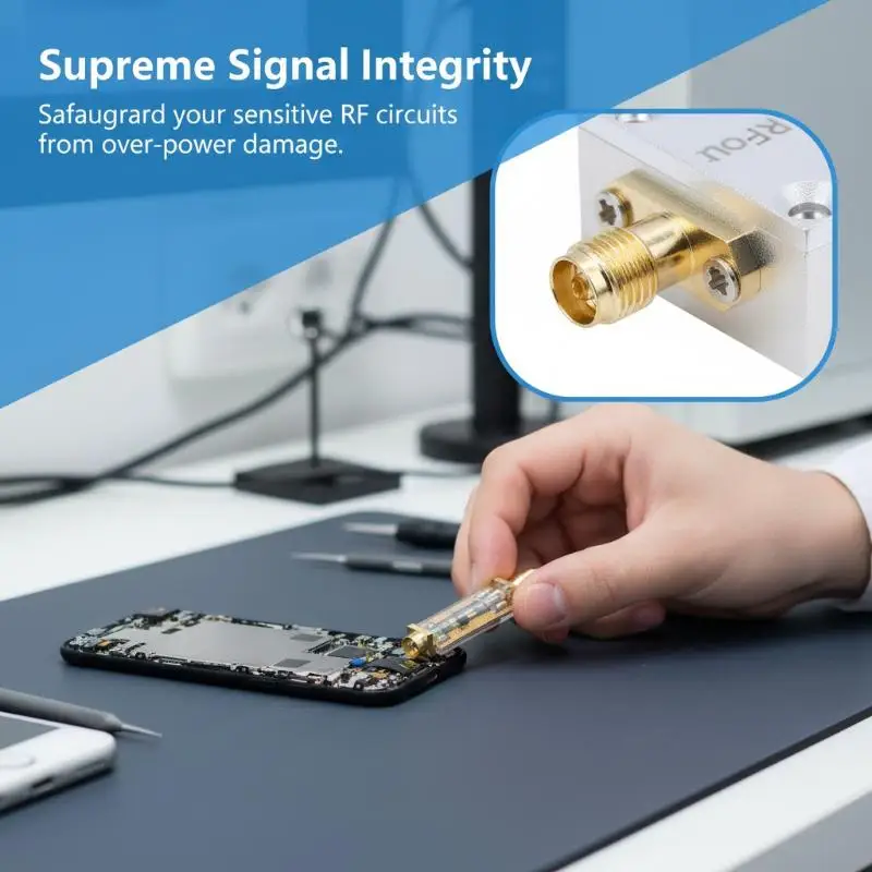 PIN Diode RF Limiter SMA Connector 10M 6GHz 0dBm 10dBm 20dBm Compact for Radar and High Frequency Circuits