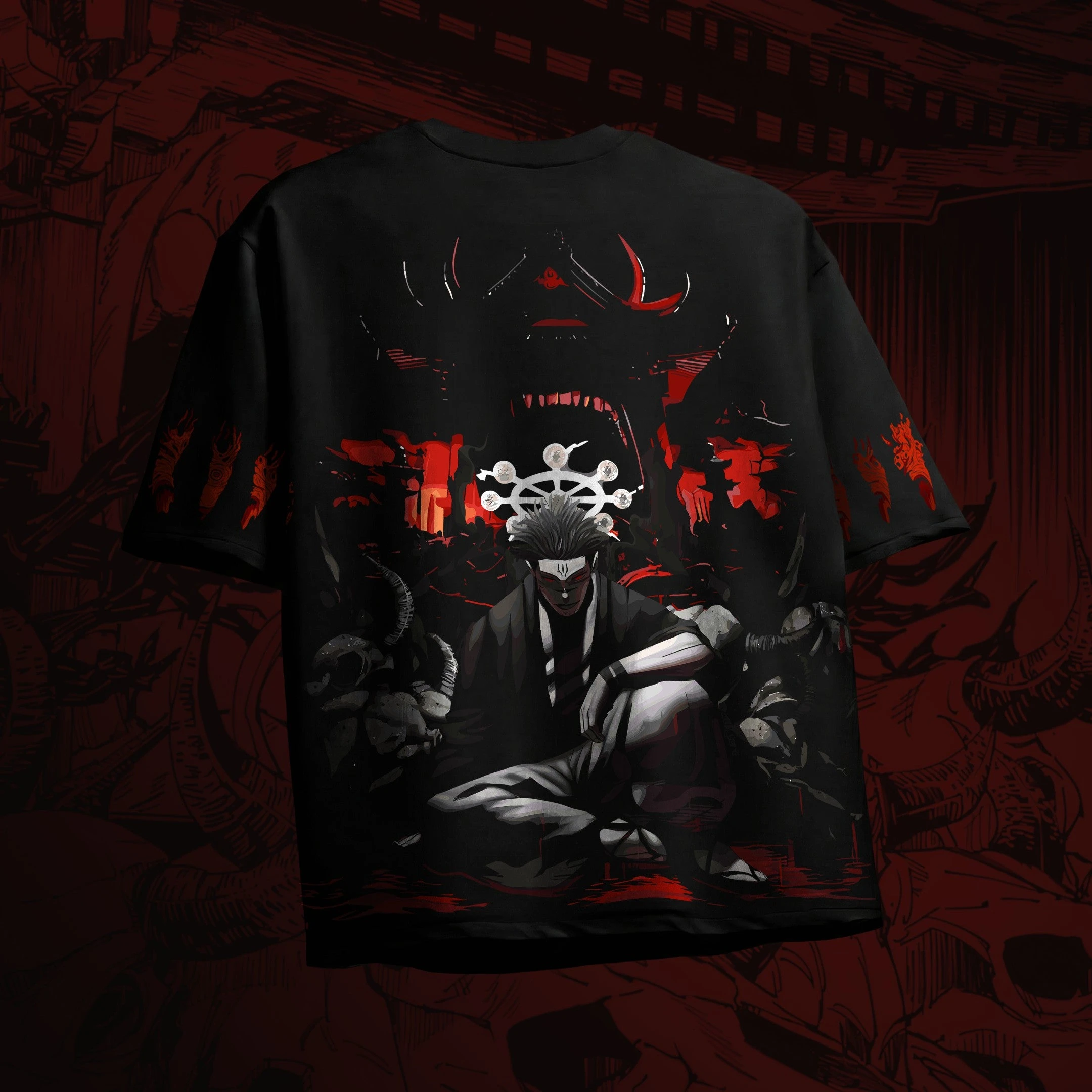 2026 Summer Jujutsu Kaisen Retro Cosplay T-shirt Men's Super Casual Cotton Printed Short-sleeved Unisex Children's Sports Shirt
