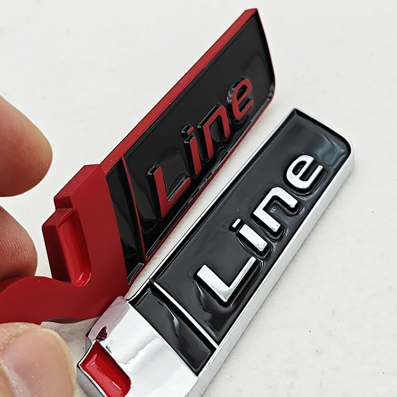 3D ABS Car Letters Logo N Line Fender Side Emblem Rear Trunk Badge Stickers For i20 i30 Kona Elantra Tucson N Line Accessories view 5