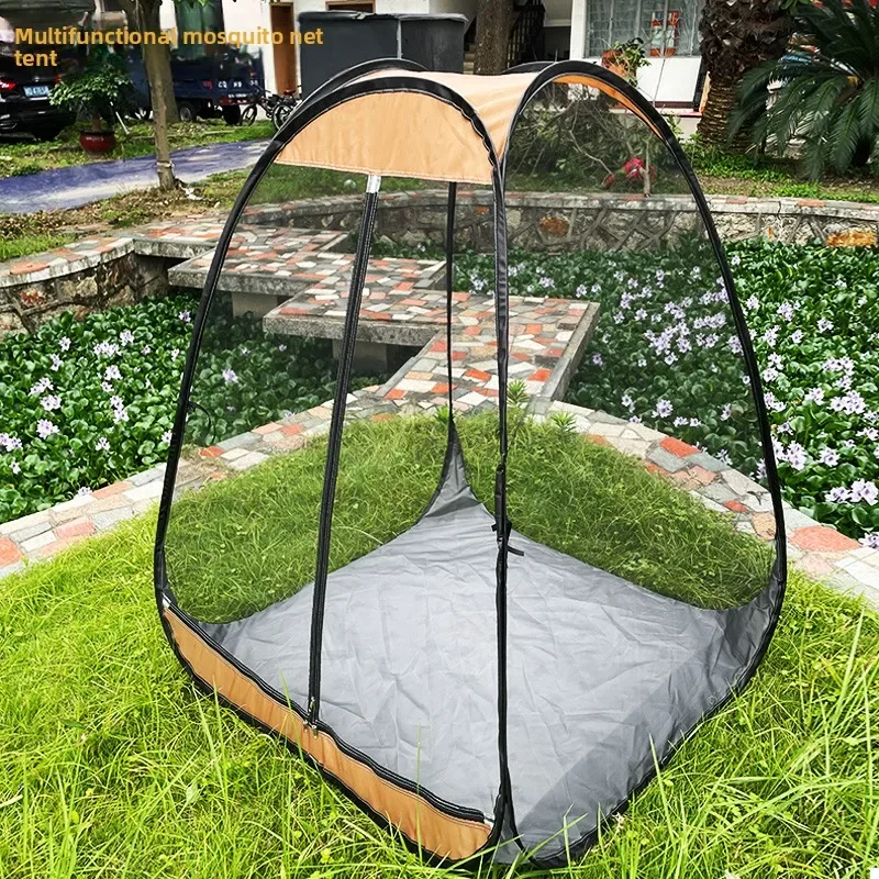 Portable Outdoor Mosquito Net Tent for Meditation, Fishing and Watching Games, Insect-proof Mesh Shelter