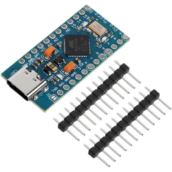 New Pro Micro for arduino ATmega32U4 5V/16MHz Module Type-C with 2 row pin header For Arduino In Stock Best Quality