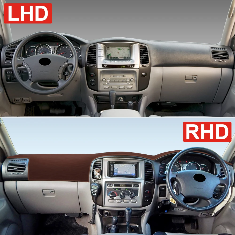 For Toyota Land Cruiser 100 LC100 1998 - 2000 2001 2002 2003 2004 2005 2006 2007 Car Dashboard Cover Sun Shade Pad Accessories - view 3