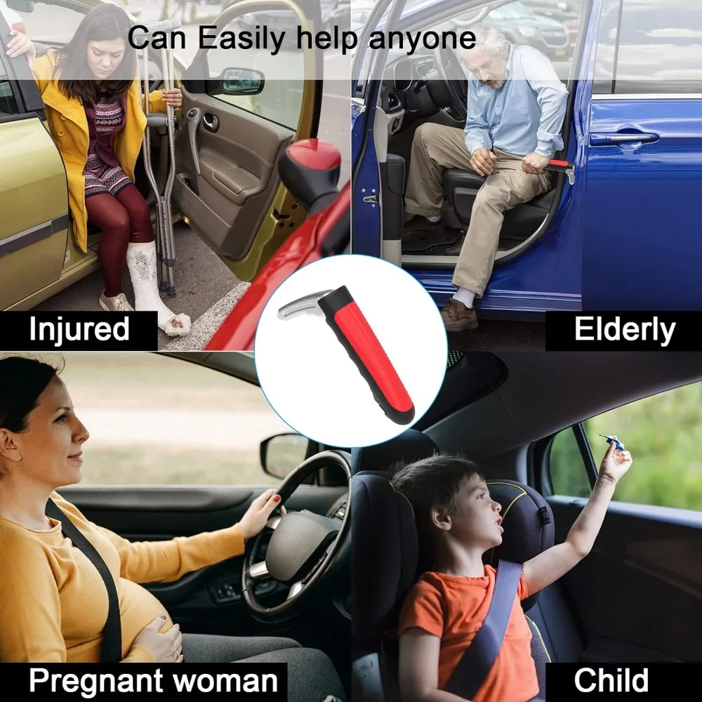 

Car Door Assist Handle 3in 1 Multifunction Vehicle Support Handles Window Breaker Portable Automotive Car Handle Assist