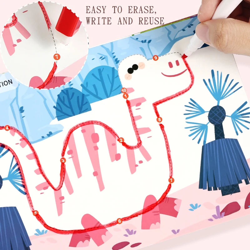 Kinder Montessori Zeichnung Spielzeug Stift Control Training Farbe Form Mathematik Spiel Spiel Set Lernen Aktivitäten Pädagogisches Spielzeug