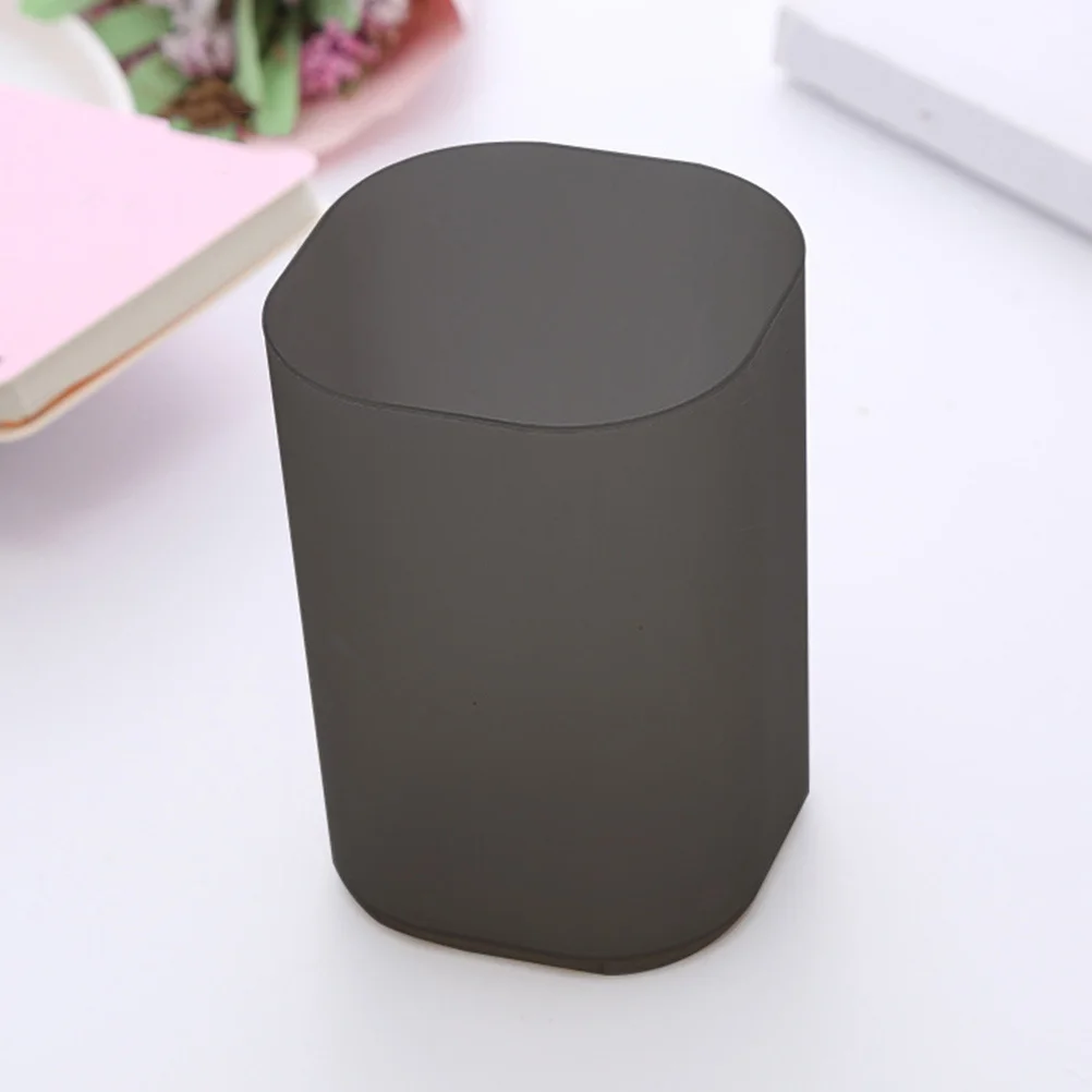 

2Pcs Pen Holders Pencil Organizer Frosted Multifunctional Desktop Stationery Container Creative PP Material Office Desk