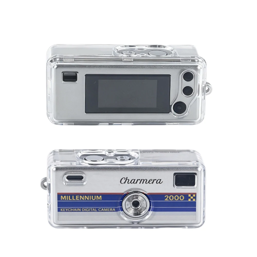 Hard PC Protective Case for Kodak Charmera Keychain 2000 Camera 2mm Thick Shockproof Drop Proof Anti Scratch Precise Cutout