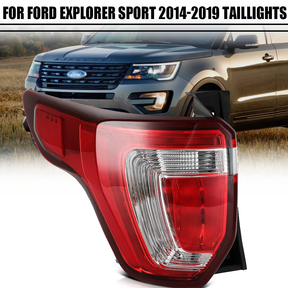 Left/Right Side Tail Lamp FOR Ford Explorer Sport 2016 2017 2018 2019 Rear Tail Light Brake Lamp with