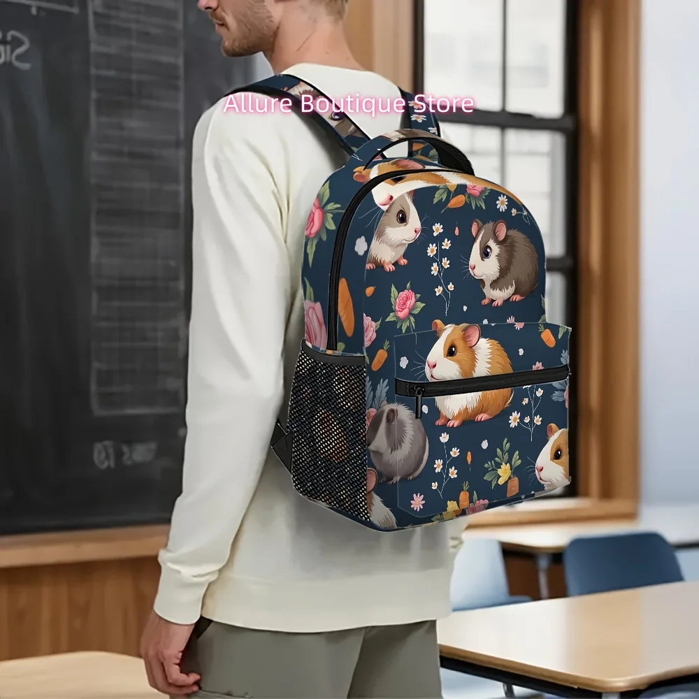 1pc Guinea Pig Backpack, Stylish and Functional, Suitable for Campus and Casual Use, for Teenager