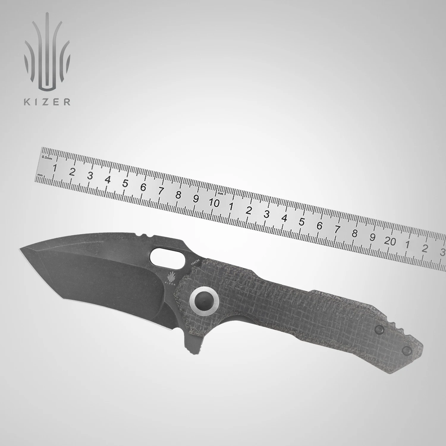 Kizer Pocket EDC Knife V4600C1/V4600C2 Mini Paragon Micarta Handle 154CM Steel Blade Folding Knife