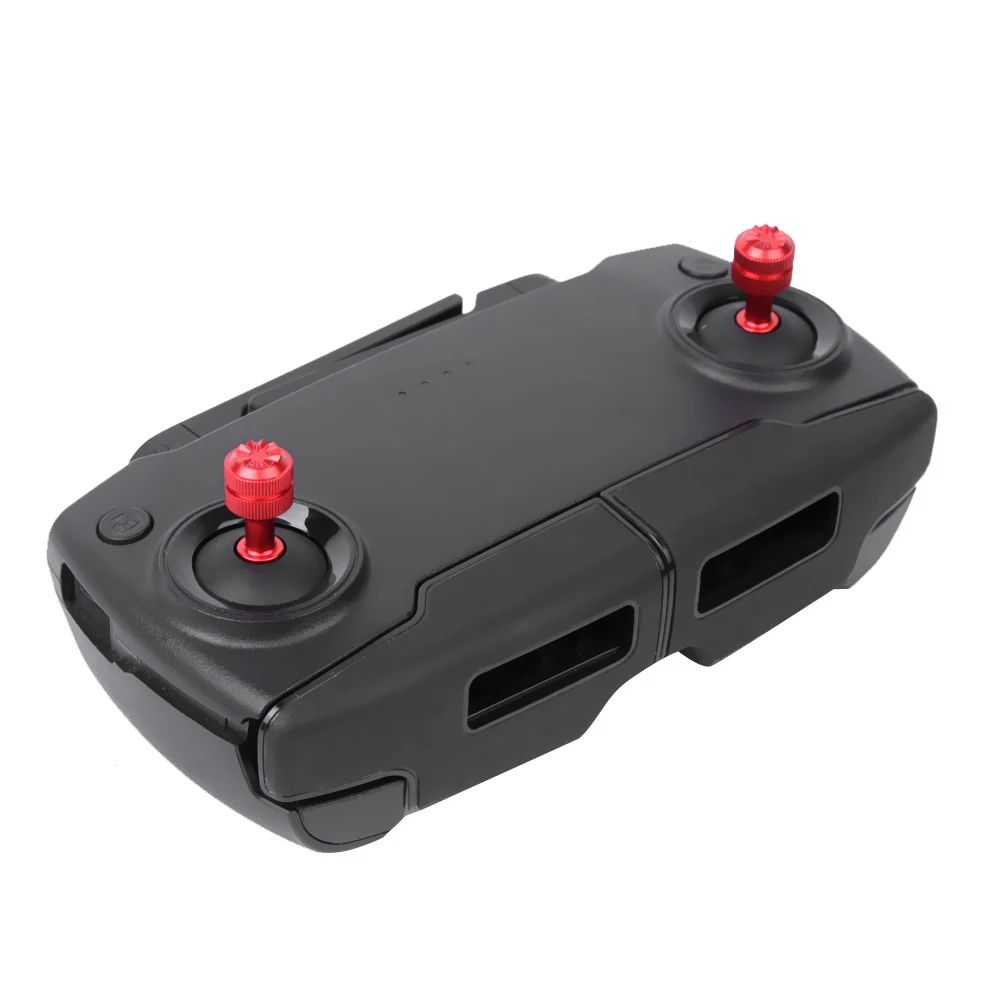 2Pcs Metal Remote Controller Rocker Joystick for DJI Mavic Air 2/Mavic Mini Drone Remote Controller Red HOT