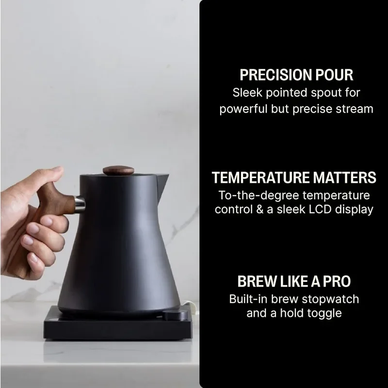 Corvo EKG Electric Tea Kettle - Electric Pour Over Coffee and Tea Pot-Quick Heating Electric Kettles-Temperature Control